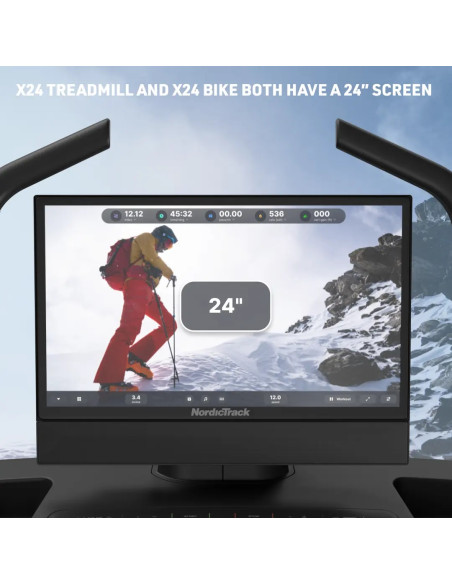 NordicTrack X24 Banda de alergare + X24 Studio Bike