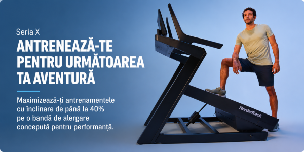 NordicTrack X Series – antrenament pe bandă de alergare la un alt nivel: înclinare de până la 40%